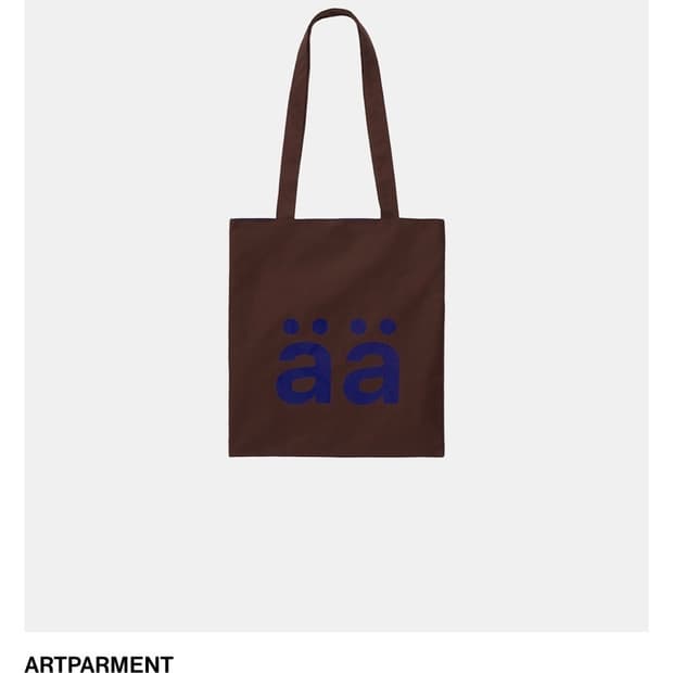 [새상품] artparment 아트파먼트 에코백 브라운