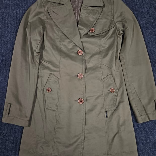 켈빈클라인 베이지 트렌치 코트(급처)