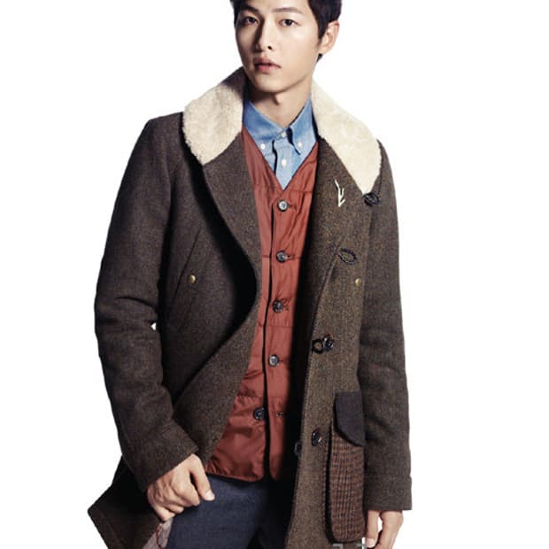 커스텀멜로우 헤링본 코트 100