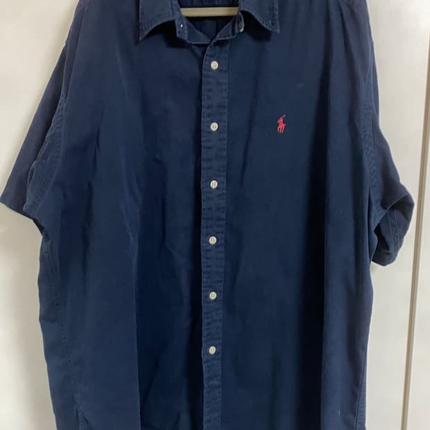 폴로 랄프로렌 네이비 반팔셔츠 XL
