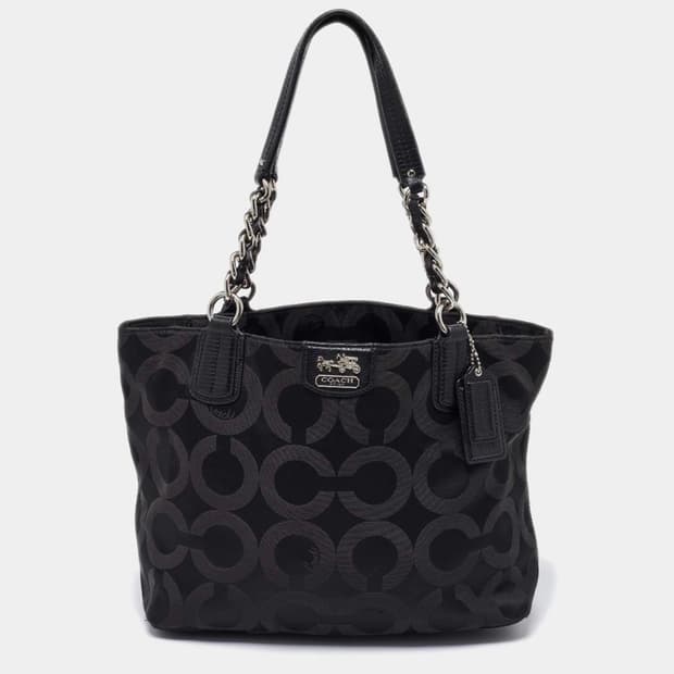 코치 블랙 시그니처 숄더백 / 코치 숄더백 / 코치 가방 / 코치백