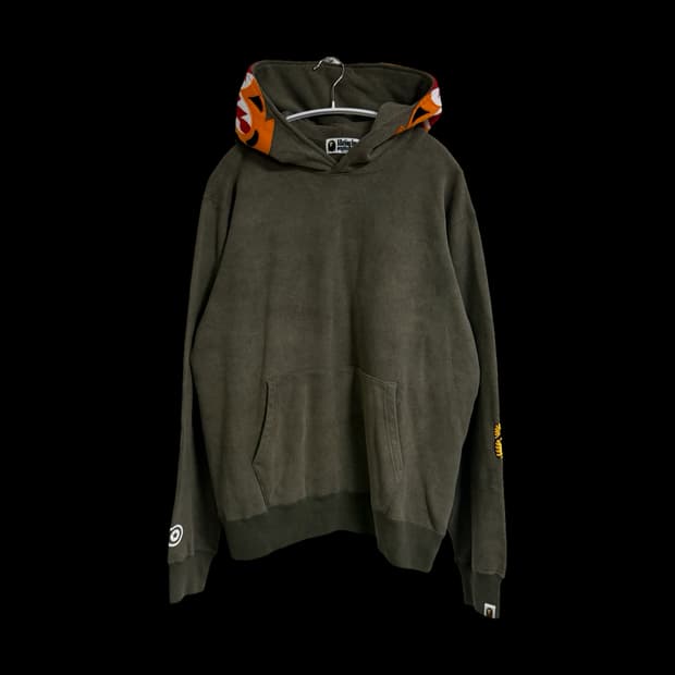 베이프 타이거 후드티