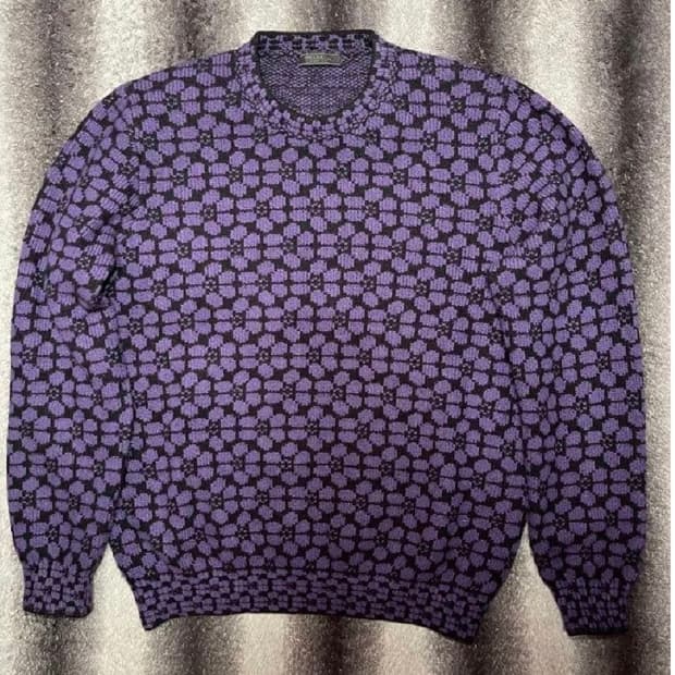 prada geometric pattern knit 54