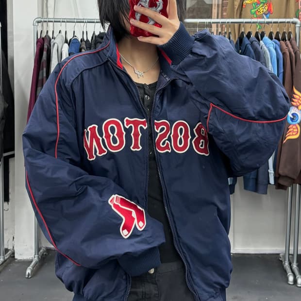 마제스틱 보스턴 레드삭스 스타디움 자켓