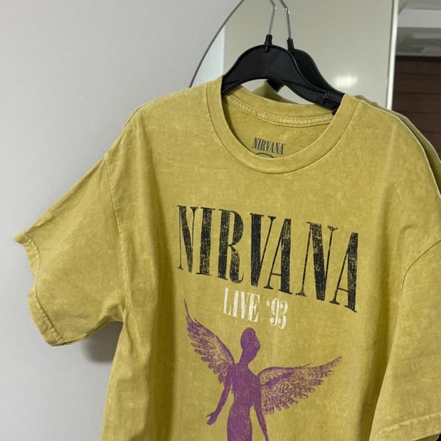 너바나 반팔티 (미국 구매)