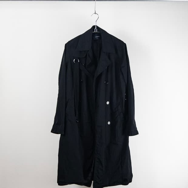 john undercover 나일론 메탈 링코트