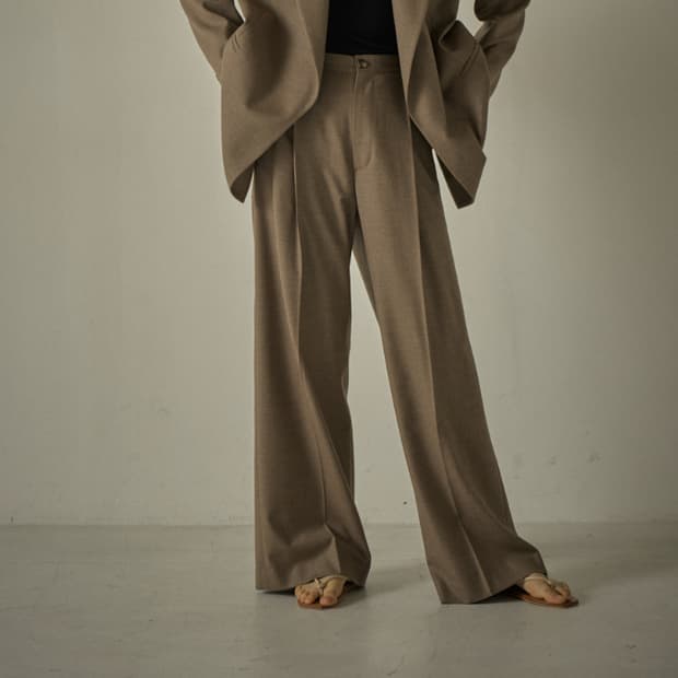 [37] 파사드패턴 타임리스 울 팬츠