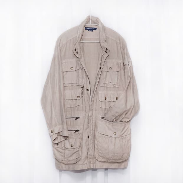 랄프로렌 (RL) 린넨 멀티포켓 헌팅 필드자켓 (M95/ 100+)