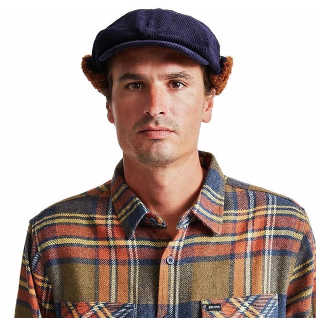 브릭스톤 브루드 코드uroy 이어플랩 뉴스보이 캡