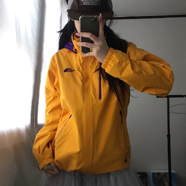 노페 옐로우 바람막이