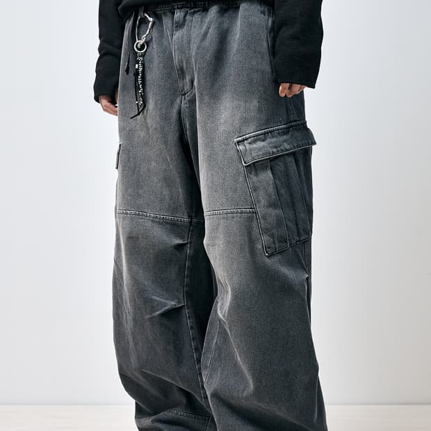 해칭룸 Mil Pants Denim 그레이 4사이즈