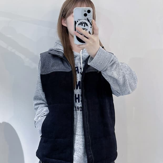 노스페이스 울 스몰로고 베스트