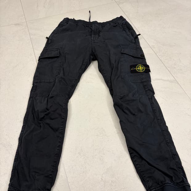 스톤아일랜드 20fw 카고 조거 밴딩 팬츠