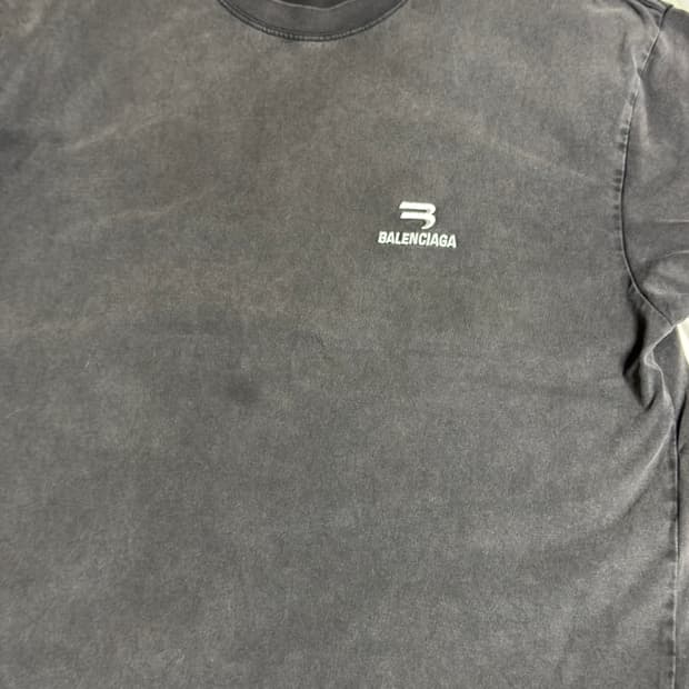 발렌시이가 스포티B 워싱 티셔츠 M