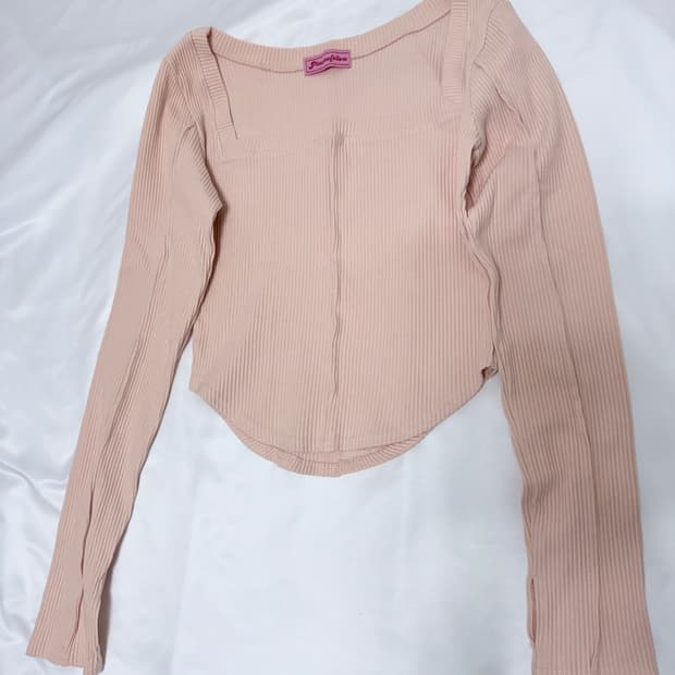 플노팔 바비탑 플리즈노팔로우 바비탑 베이비핑크