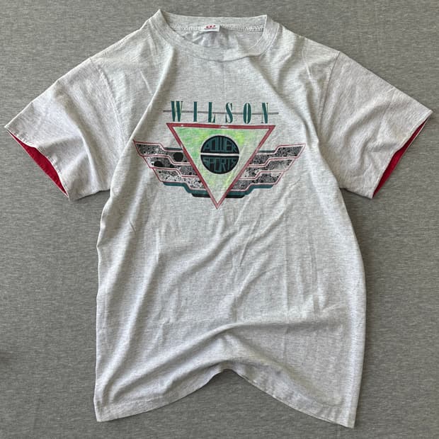 90년대 빈티지 윌슨 테니스 티셔츠 / USA 오리지널 / 싱글스티치  