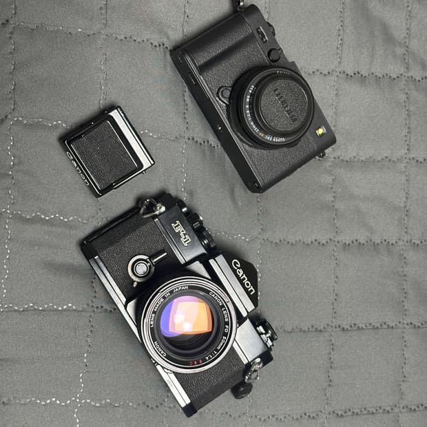 후지필름 X-E5, 캐논 F1 필름카메라 일괄 판매