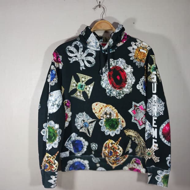 Supreme 슈프림 보석후드티 (S)