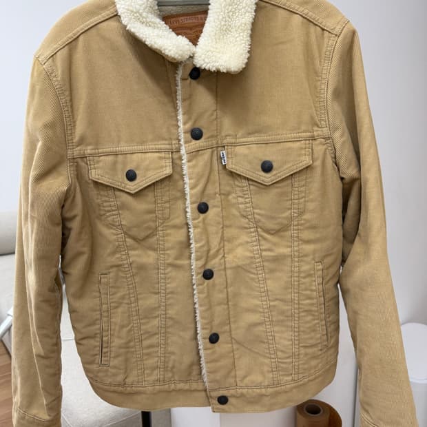 리바이스 코듀로이 쉐르파 트러커 자켓