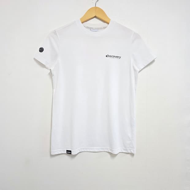 90 디스커버리 화이트 반팔 티셔츠