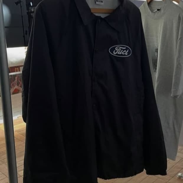 FUCT 코치 자켓 블랙 L 사이즈 새상품 
