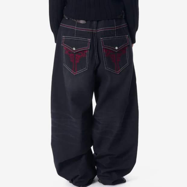 아캄 CROS2 Washed 데님 팬츠 [1]