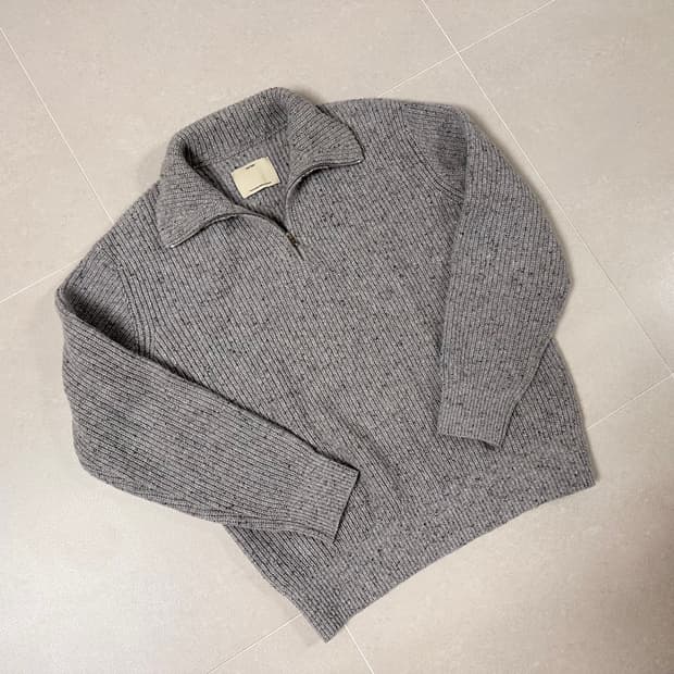 포터리 하프집업 니트 2size