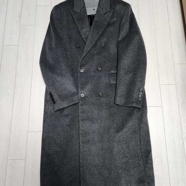 마마가리 캐시50 더블 코트 차콜 50사이즈