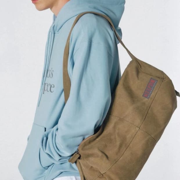 Vintage Canvas Duffel Bag Carmel