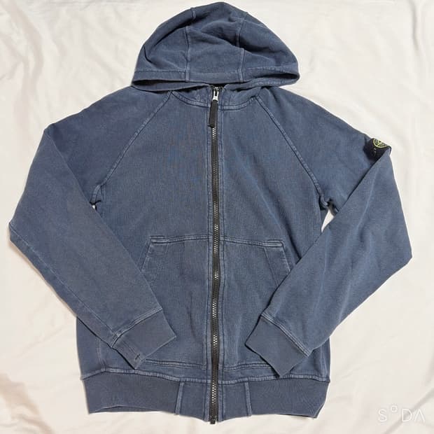 스톤아일랜드 주니어 네이비 후드 집업 12/156