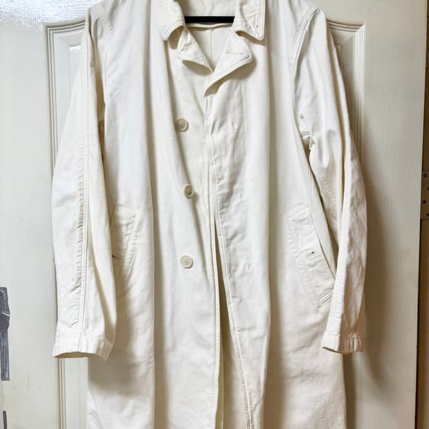 드님 캔버스 코튼 코트 denime 일본산