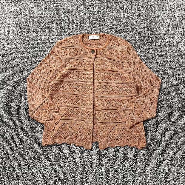 빈티지9. 일본빈티지 JPN ROGICA 여름 니트 가디건 울 모리걸