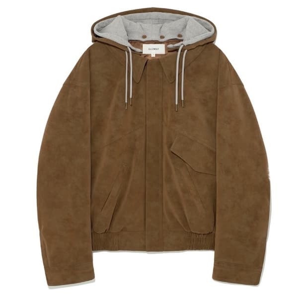 글로니(glowny) 어반 스웨이드 점퍼 브라운 urban M