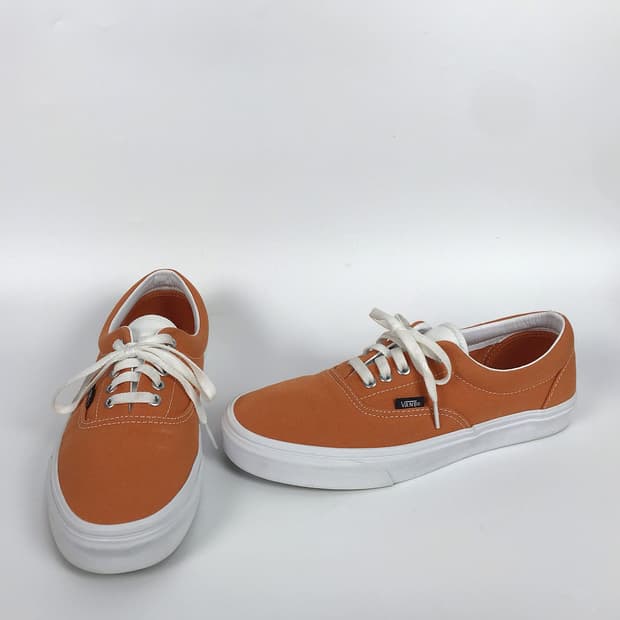 반스 어센틱 오렌지 주황색 스니커즈 신발 남성280