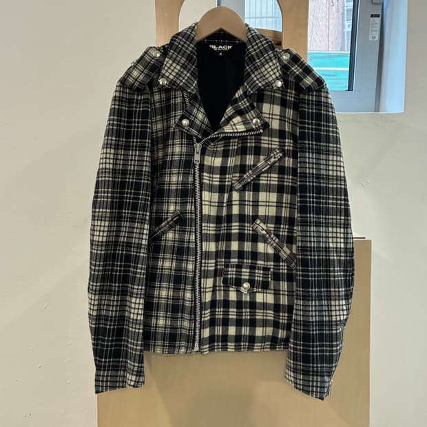 꼼데가르송 블랙 라이더 자켓