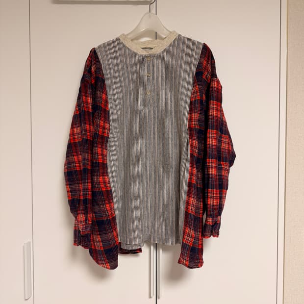 77circa 나나써카 반오픈 셔츠