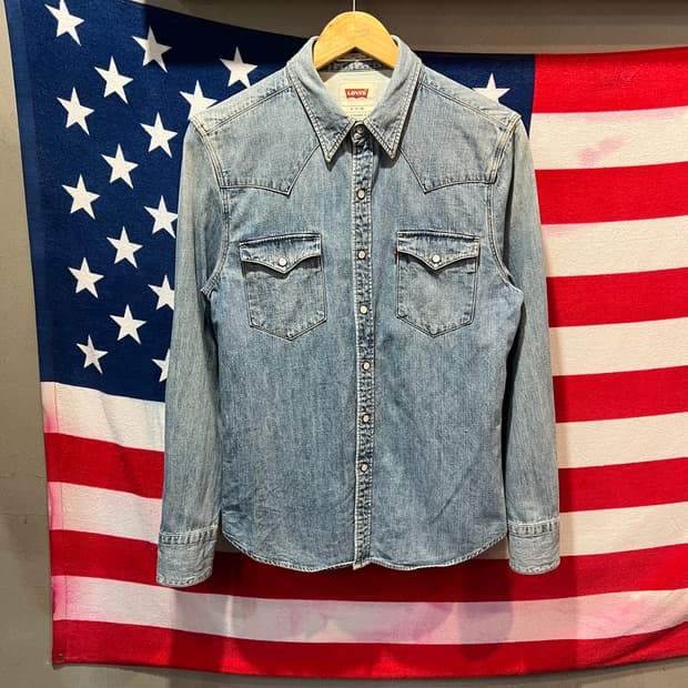 리바이스 데님 웨스턴 셔츠