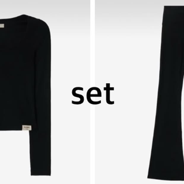 글로니 G CLASSIC RIB 롱슬리브, 팬츠 set 판매