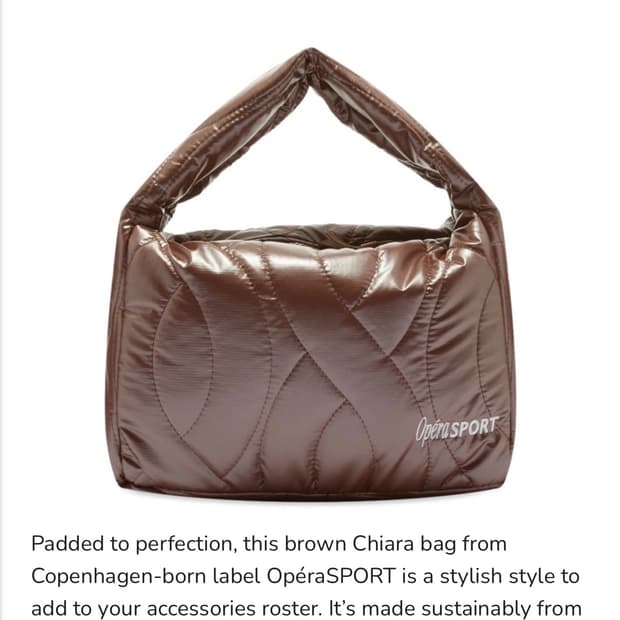 오페라스포츠 퀼팅백