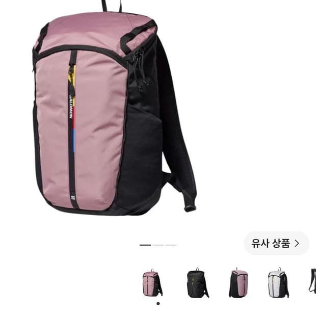 살로몬 몽트 백팩 핑크