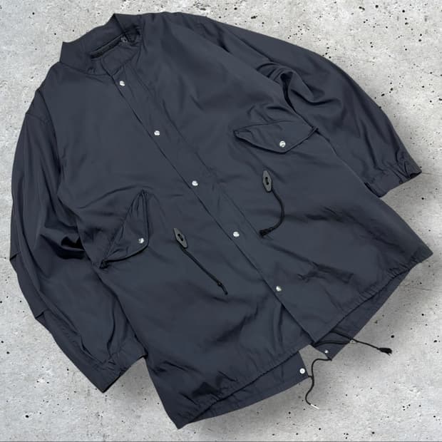 [XL] 15s 산드로 파리 여우털 내피 블랙 야상 자켓 C827