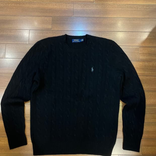 폴로랄프로렌 꽈배기 니트 L