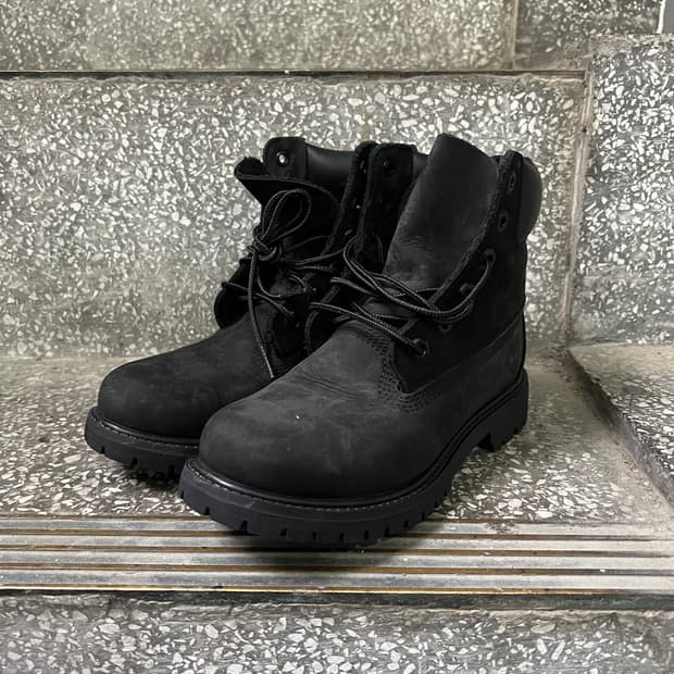 팀버랜드 6인치 프리미엄 워터프루프 블랙 부츠