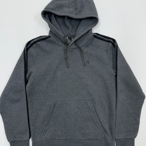 아디다스 스포티 차콜 후디