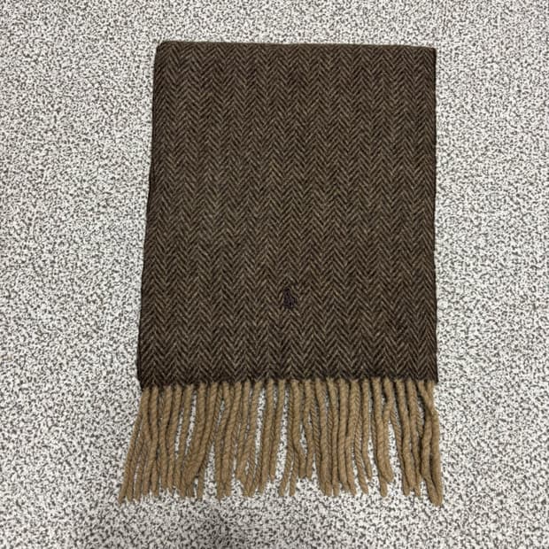 [택포,램스울100] 폴로 랄프로렌 이태리 머플러 목도리 [A+]