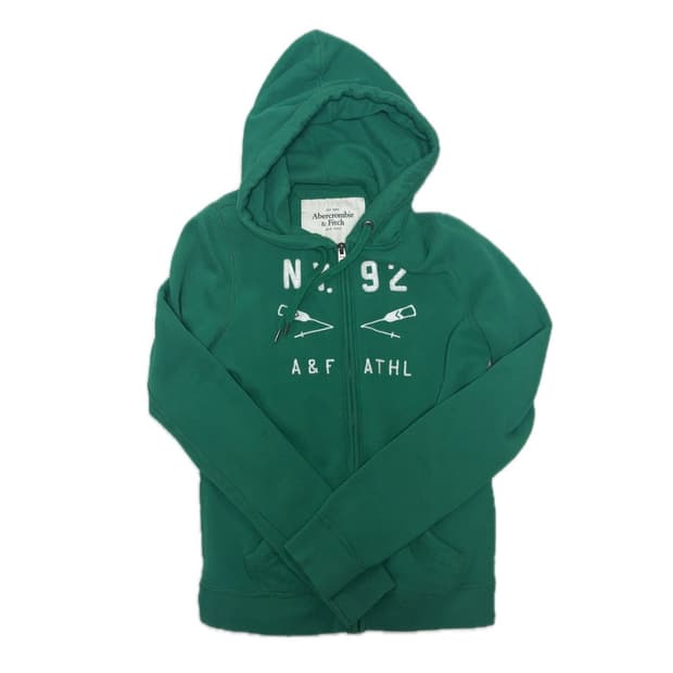 아베크롬비 그린 후드집업