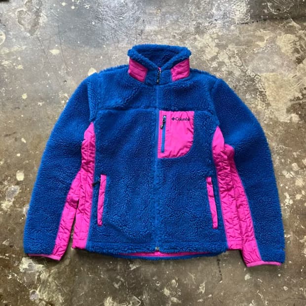 M) 컬럼비아 쉐르파 양털 플리스 자켓 점퍼 콜롬비아 뽀글이 후리스