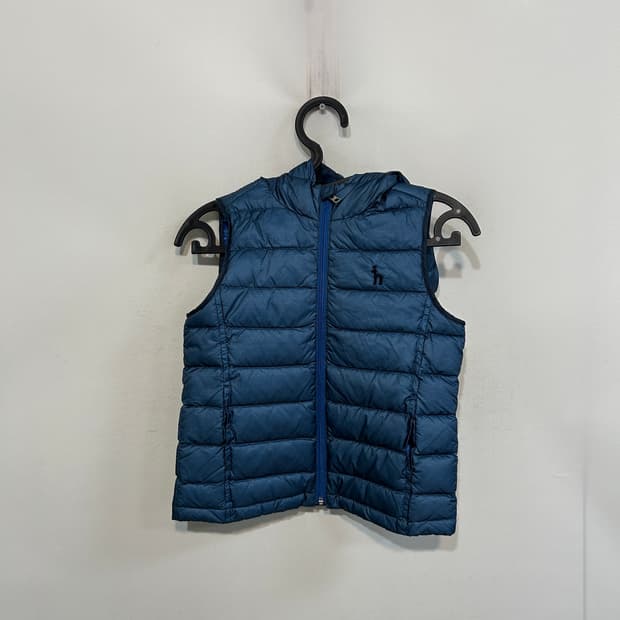 헤지스 키즈 오리털 패딩조끼 120 