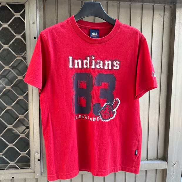 MLB Indians embroidered tee