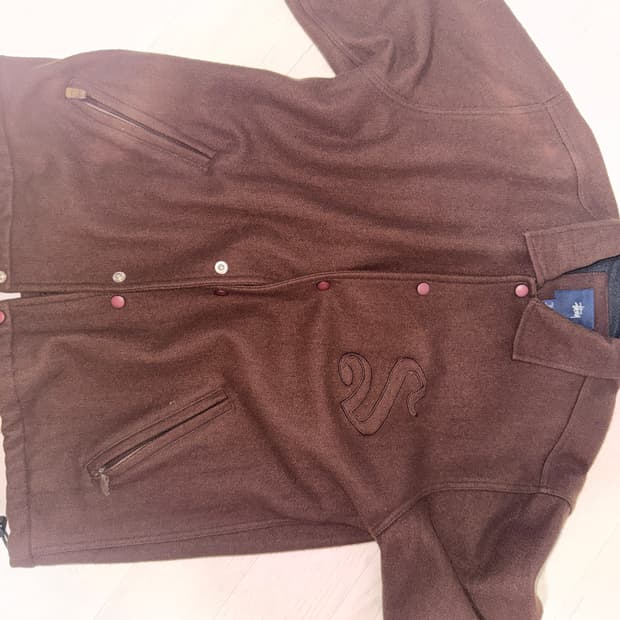 스투시 울 자켓 브라운 